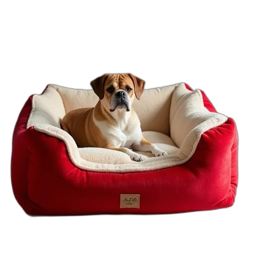 furniture, dog, company, plush transparent PNG cut-out