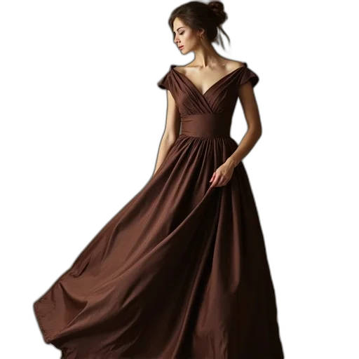 dress, jewelry, photorealistic, concept art transparent PNG cut-out