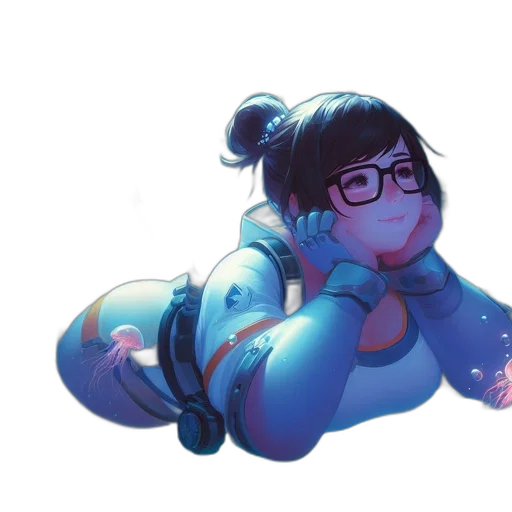 staff, creature, dress, robot transparent PNG cut-out