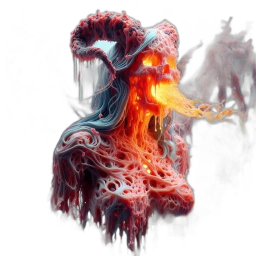 creature, dragon, mask, concept art transparent PNG cut-out