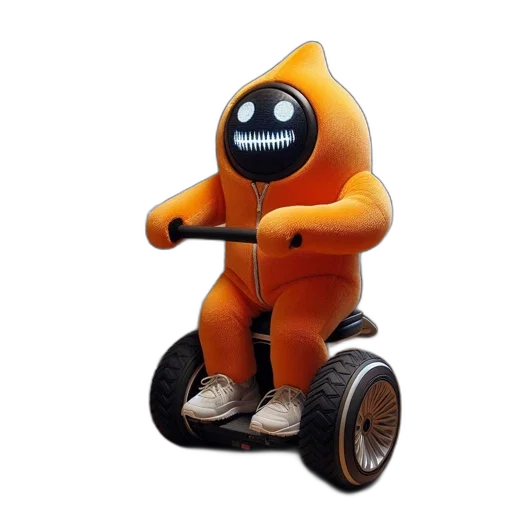 robot, car, creature, staff transparent PNG cut-out
