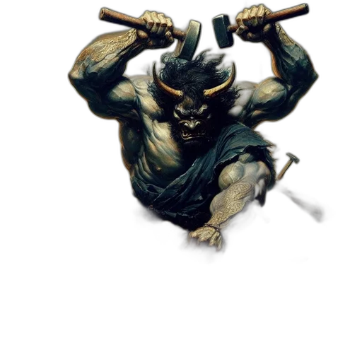 creature, dragon, staff, weapon transparent PNG cut-out