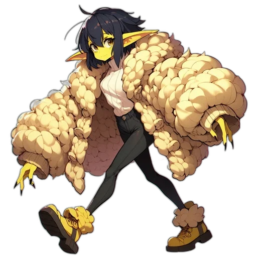 jacket, animal, creature, weapon transparent PNG cut-out
