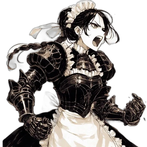 dress, concept art, fantasy art, comic book art transparent PNG cut-out