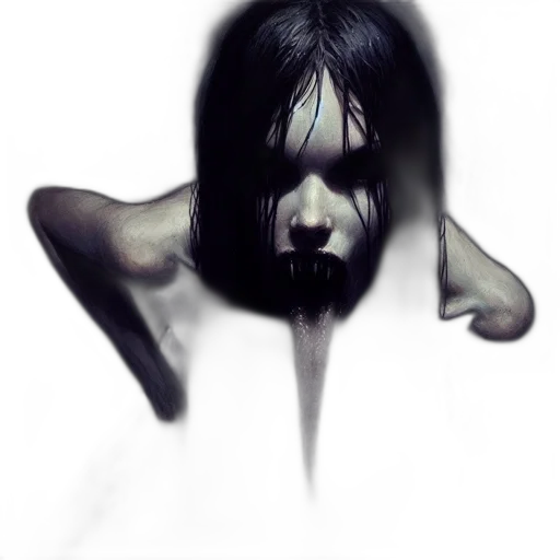 mask, creature, face, hair transparent PNG cut-out