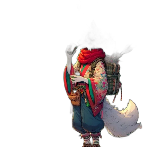 jacket, mask, dragon, animal transparent PNG cut-out