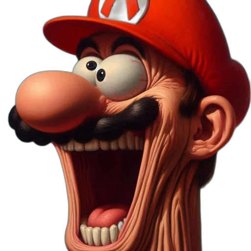 face, mask, creature, hat transparent PNG cut-out