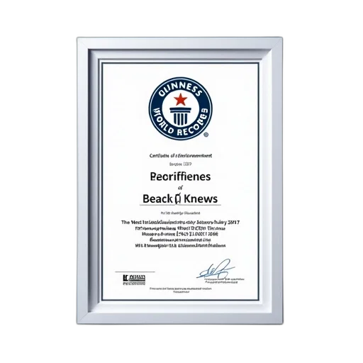 guinness, world, records, certificate transparent PNG cut-out
