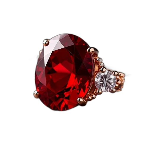 jewelry, crown, red, crystal transparent PNG cut-out