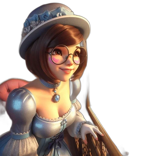staff, dress, hat, crown transparent PNG cut-out