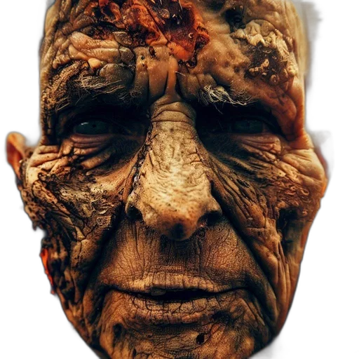 mask, face, creature, staff transparent PNG cut-out