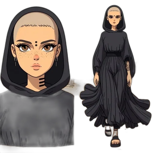 concept art, anime, fantasy art, comic book art transparent PNG cut-out