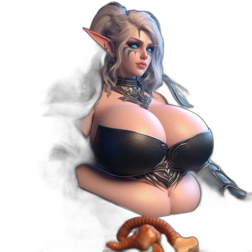 dragon, weapon, creature, staff transparent PNG cut-out