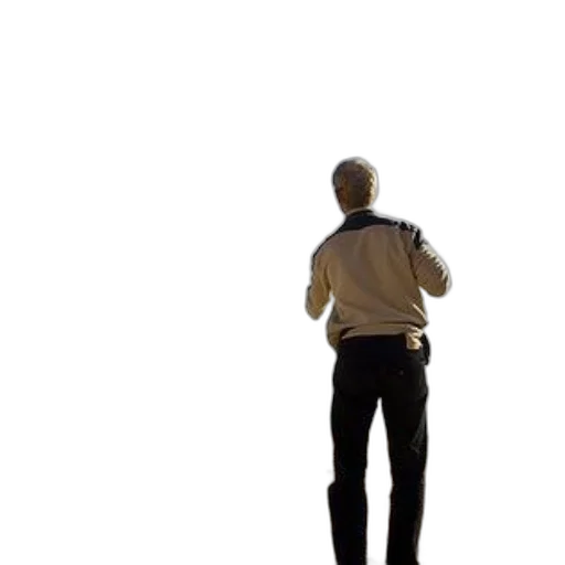 jacket, staff, robot, weapon transparent PNG cut-out