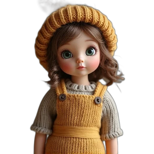 dress, hat, 3d render, photorealistic transparent PNG cut-out