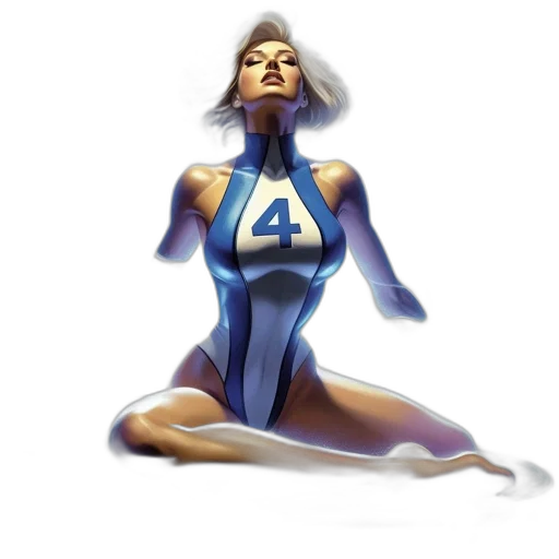dress, comic book art, concept art, 3d render transparent PNG cut-out