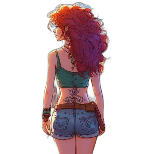 dress, jacket, concept art, watercolor transparent PNG cut-out