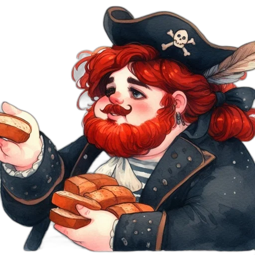 food, staff, concept art, watercolor transparent PNG cut-out