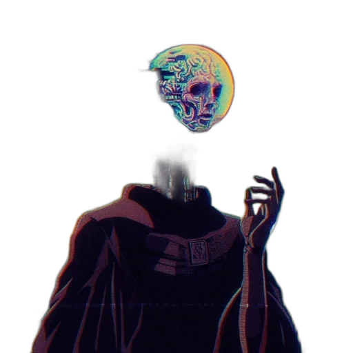 mask, jacket, creature, robot transparent PNG cut-out