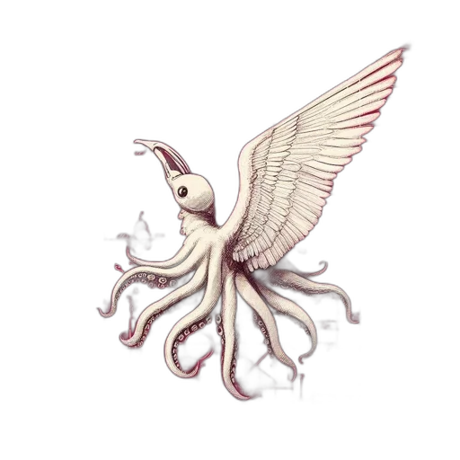 creature, animal, dragon, staff transparent PNG cut-out