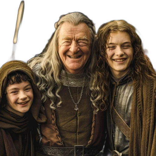 dragon, group, people, including transparent PNG cut-out