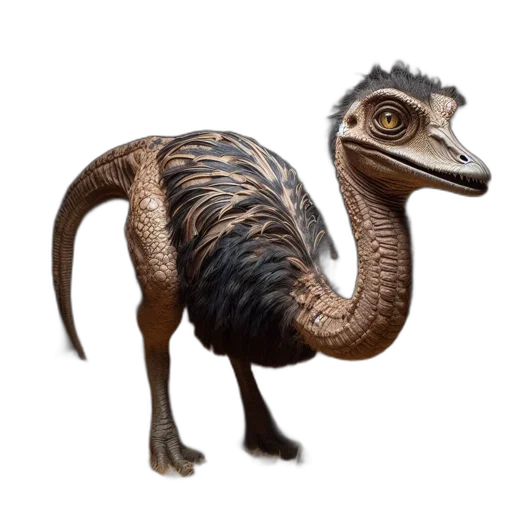 creature, animal, dragon, staff transparent PNG cut-out