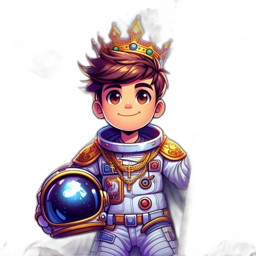 crown, staff, fantasy art, pixel art transparent PNG cut-out