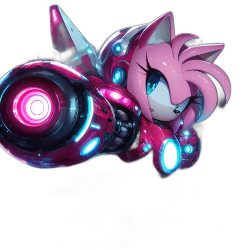 weapon, robot, staff, car transparent PNG cut-out