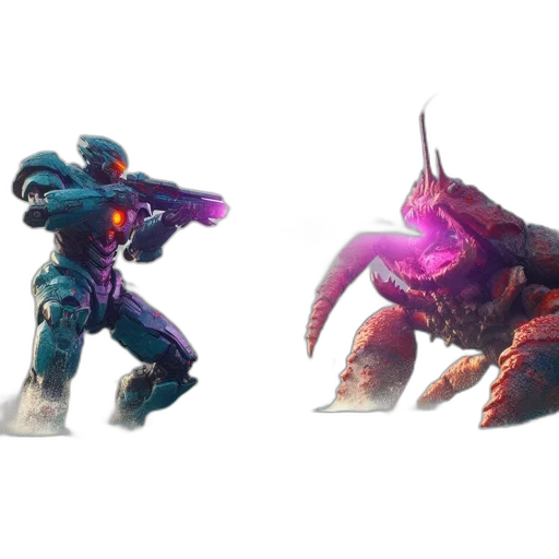 creature, robot, animal, concept art transparent PNG cut-out