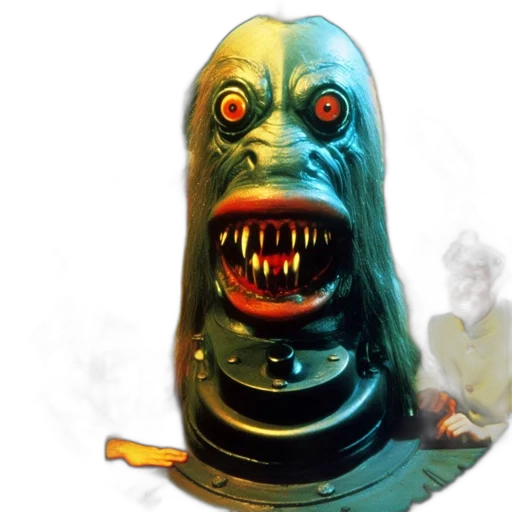 mask, creature, face, robot transparent PNG cut-out