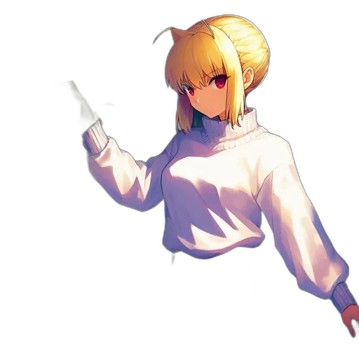staff, jacket, dress, weapon transparent PNG cut-out