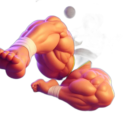 weapon, shoes, 3d render, concept art transparent PNG cut-out