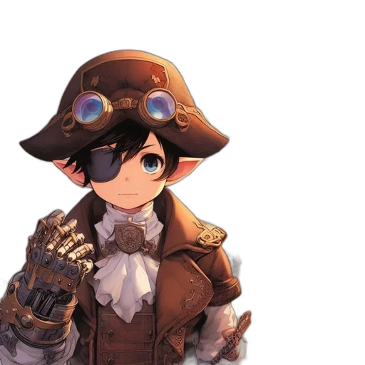 hat, staff, weapon, face transparent PNG cut-out