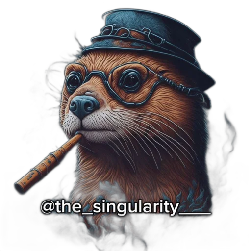 hat, staff, animal, robot transparent PNG cut-out