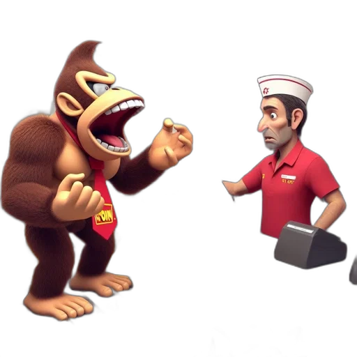 food, staff, 3d render, concept art transparent PNG cut-out