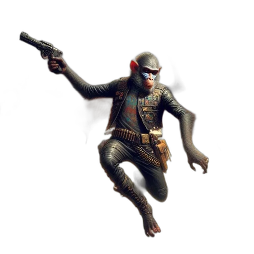 weapon, creature, animal, robot transparent PNG cut-out