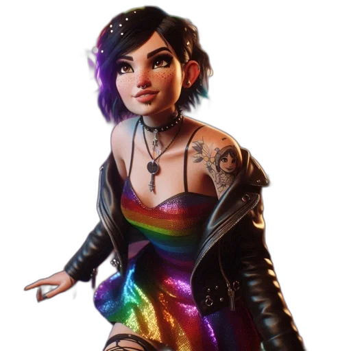 dress, jacket, concept art, fantasy art transparent PNG cut-out