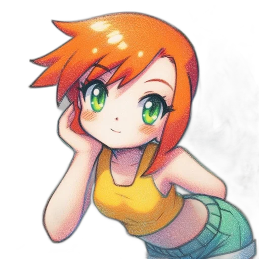 face, staff, dress, weapon transparent PNG cut-out