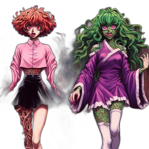 dress, concept art, anime, fantasy art transparent PNG cut-out