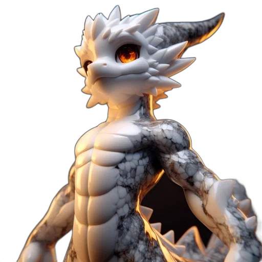 dragon, creature, animal, staff transparent PNG cut-out