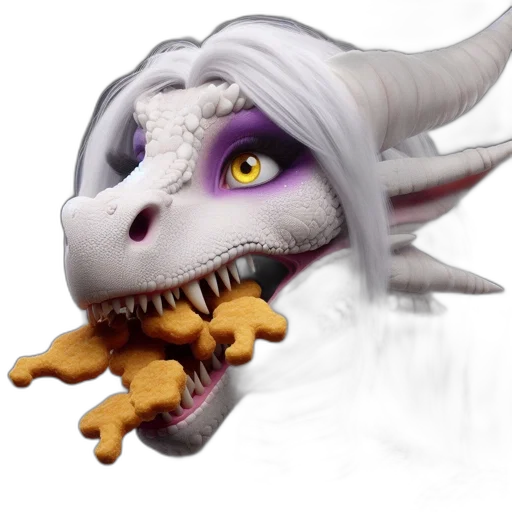 dragon, creature, concept art, 3d render transparent PNG cut-out