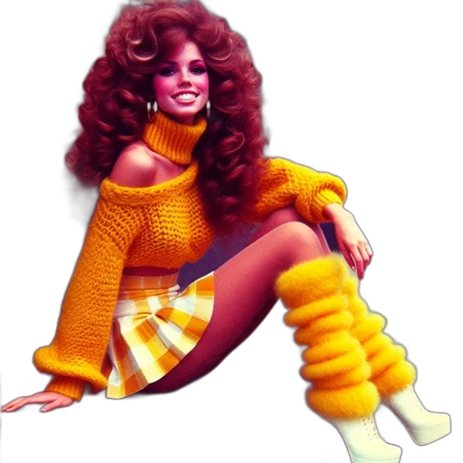 hair, dress, shoes, concept art transparent PNG cut-out