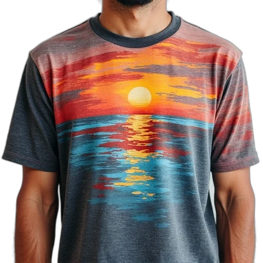 vaporwave, sunset, outer space, fire transparent PNG cut-out