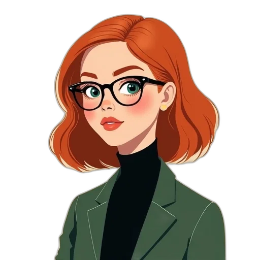 jacket, face, staff, hair transparent PNG cut-out