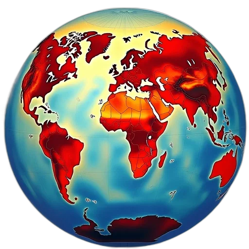 umbrella, photorealistic, red, map transparent PNG cut-out