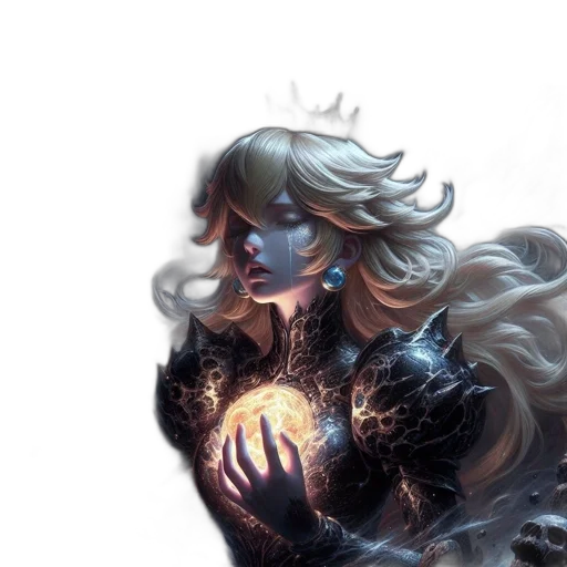 crown, dragon, sword, fantasy art transparent PNG cut-out