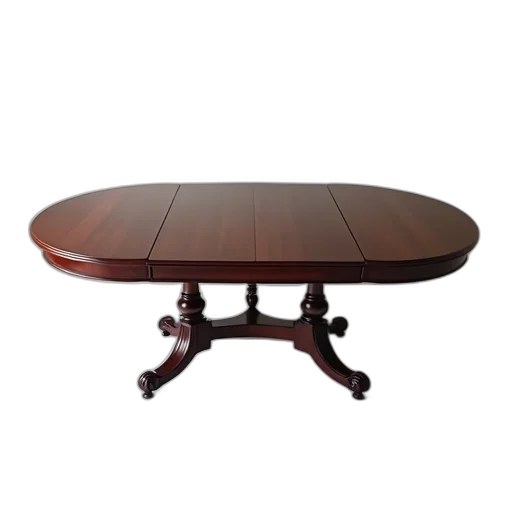 furniture, 3d render, mahogany, dining transparent PNG cut-out