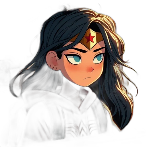 crown, face, pixel art, comic book art transparent PNG cut-out