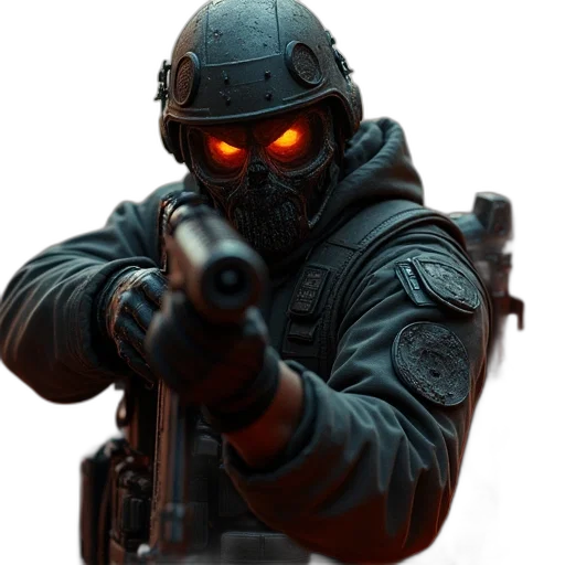 weapon, mask, robot, face transparent PNG cut-out