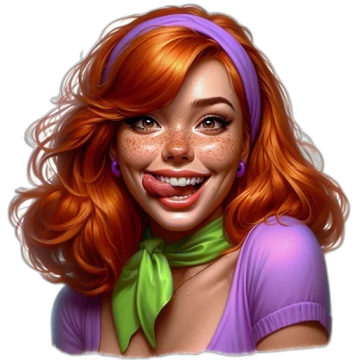 face, photorealistic, comic book art, fantasy art transparent PNG cut-out